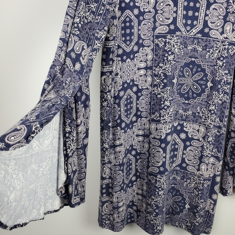 Altar’d State Blue Tunic Dress Small - Picture 5 of 6
